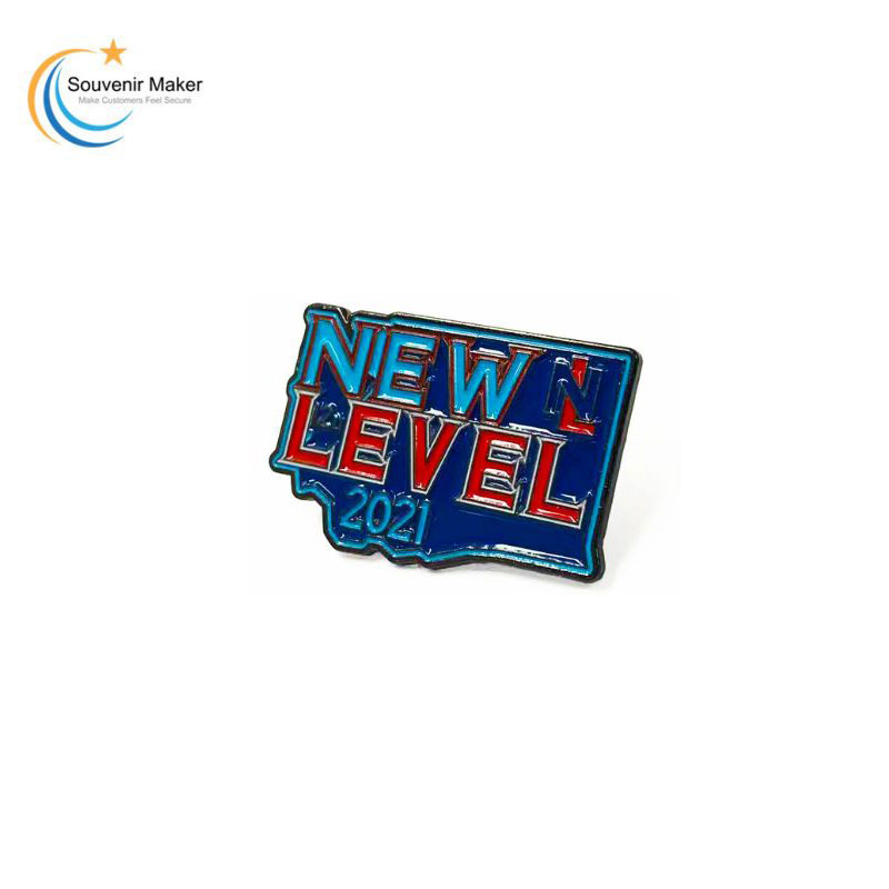 Custom Blue Soft Enamel Badges