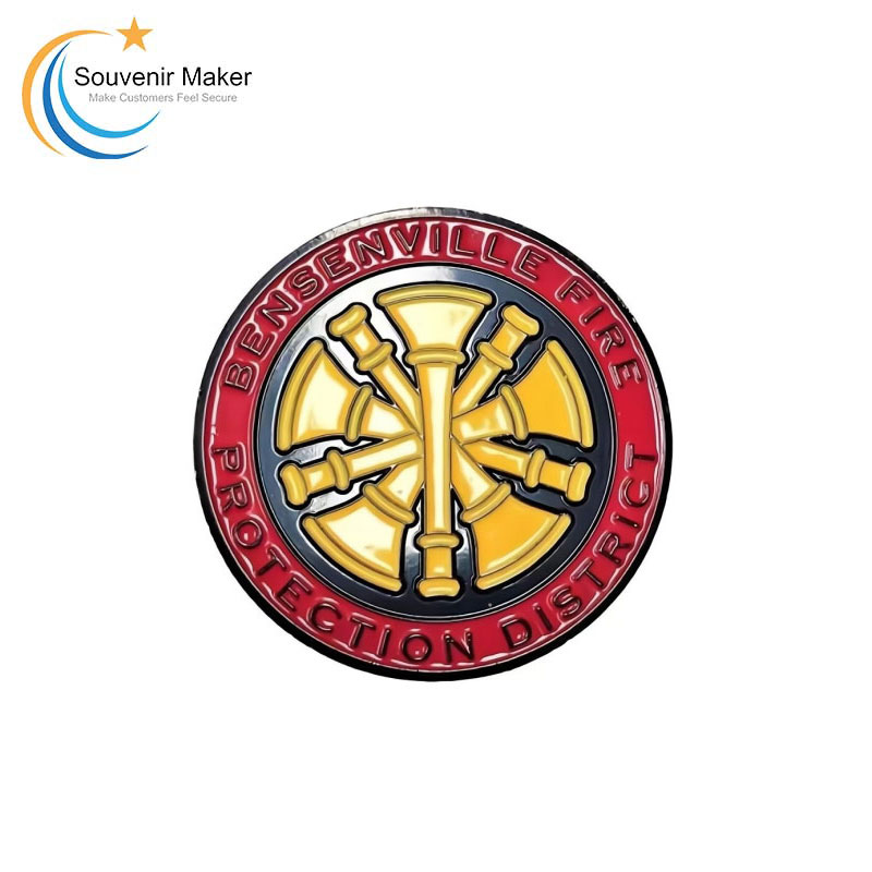 Custom Gun Black Challenge Coins