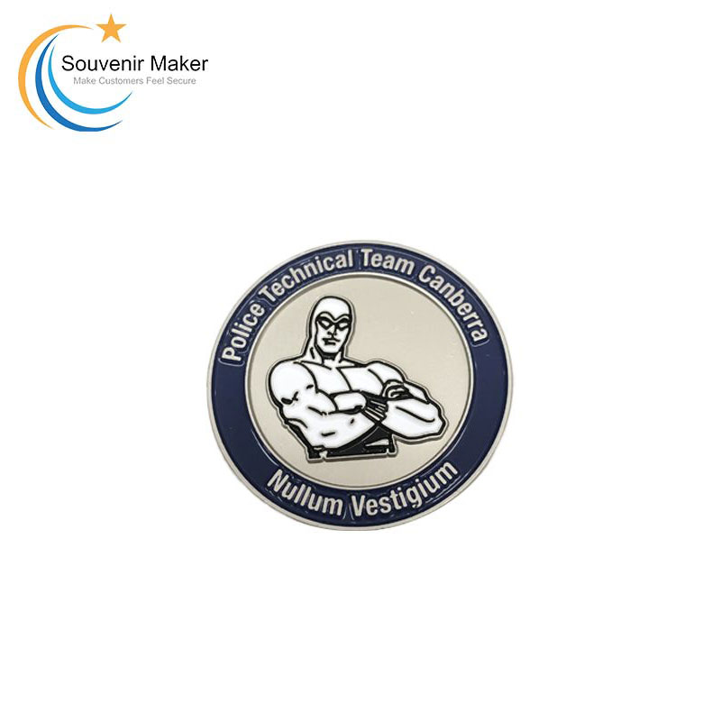 Custom Manager Matte Silver Challenge Coin