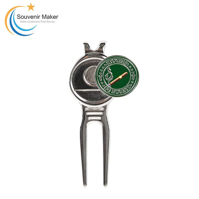 Custom Bright Finish Golf Pitch Fork