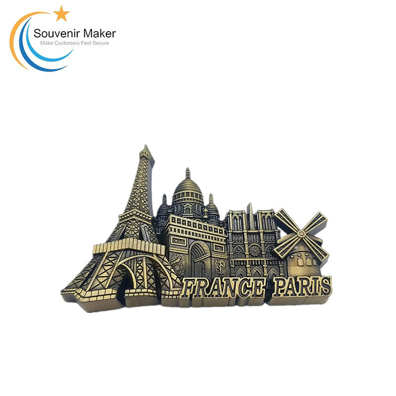 Custom France Paris Fridge Magnet