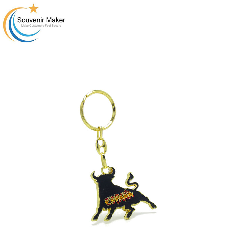 Custom Ox Keychain