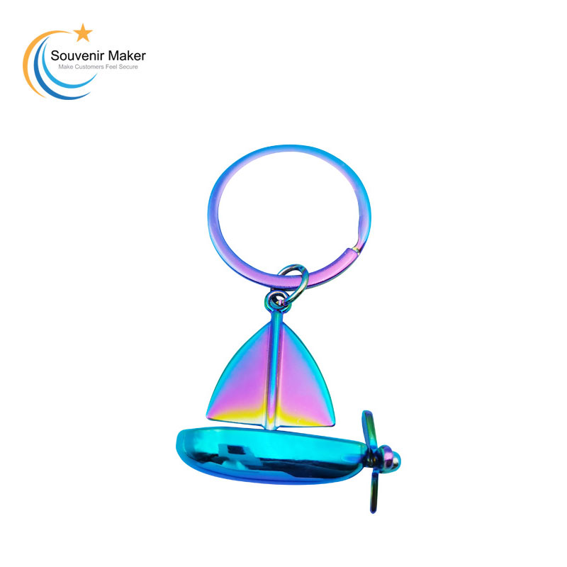 Custom Rainbow Plating Keychain