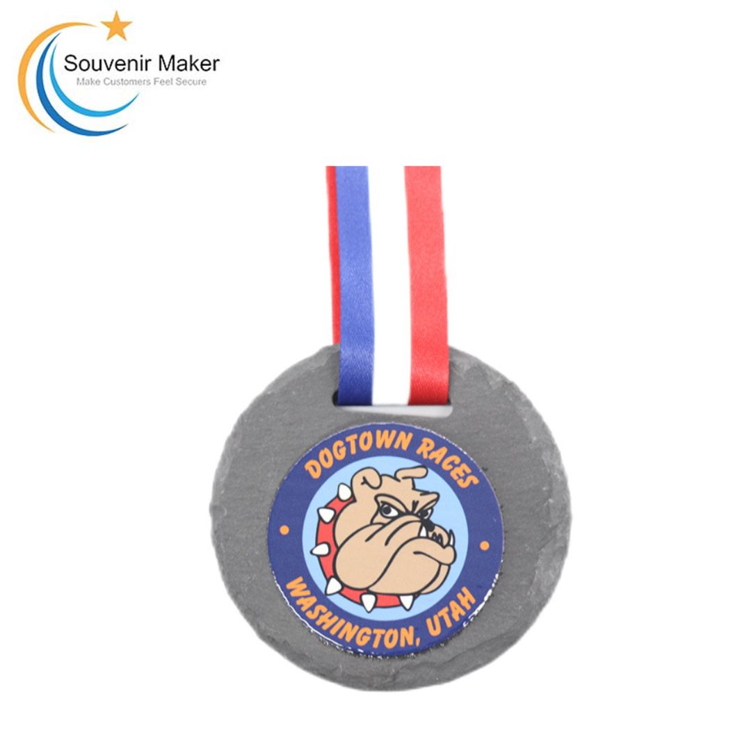 Custom Race Slate Medal