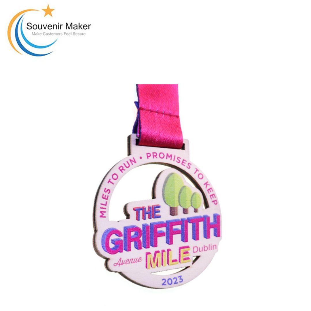 custom wooden medal