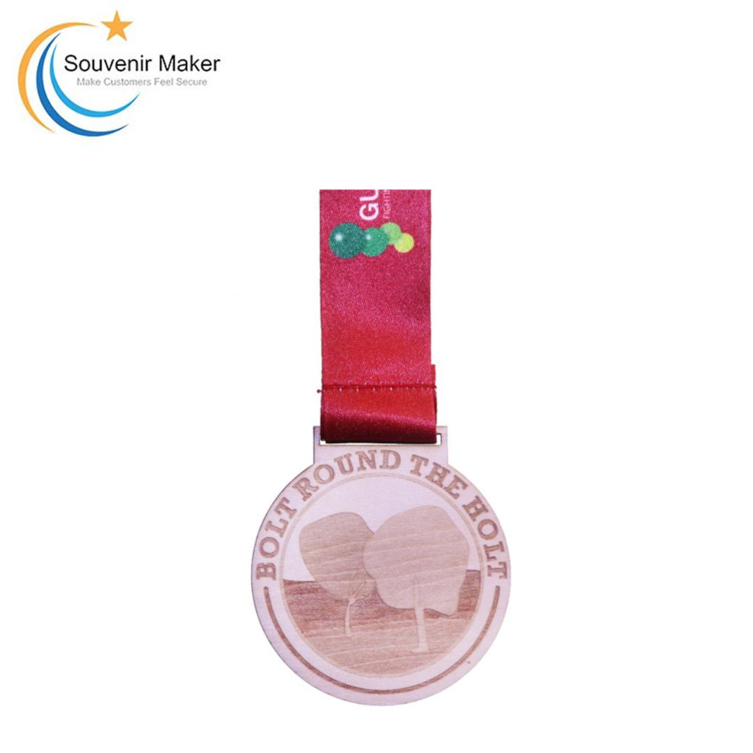 Wooden Charity Medal