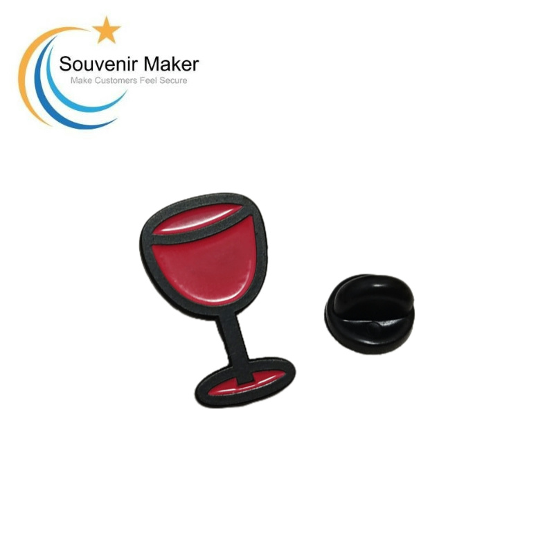 Custom Wine Glass Lapel Pin