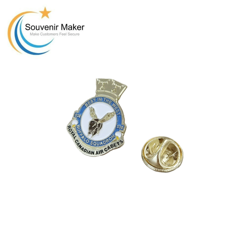 Custom Shiny Gold Plated Lapel Pin